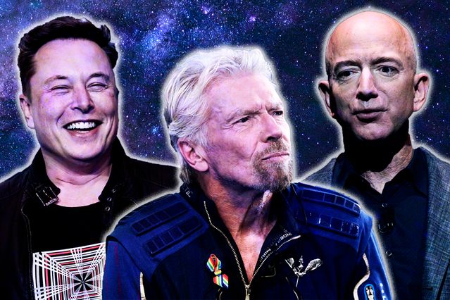 Jeff Bezos, Richard Branson and the Billionaires’ Race to Space